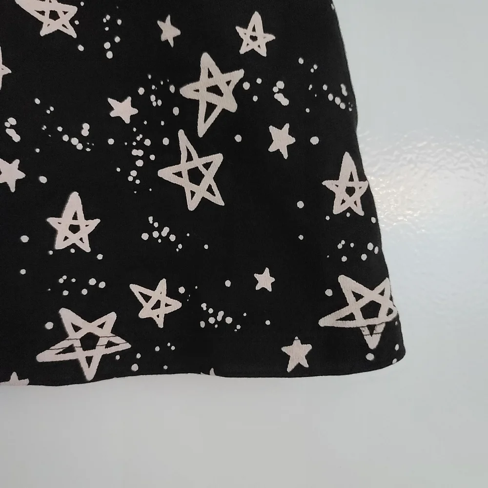 Gymboree Black Star Long Sleeve Skater Dress